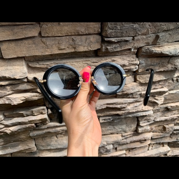 Miumiu round sunglasses - Picture 3 of 10